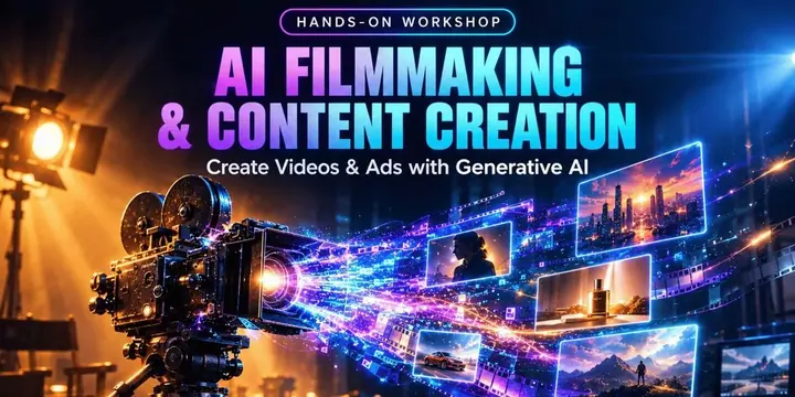AI Filmmaking & Content Creation Workshop poster