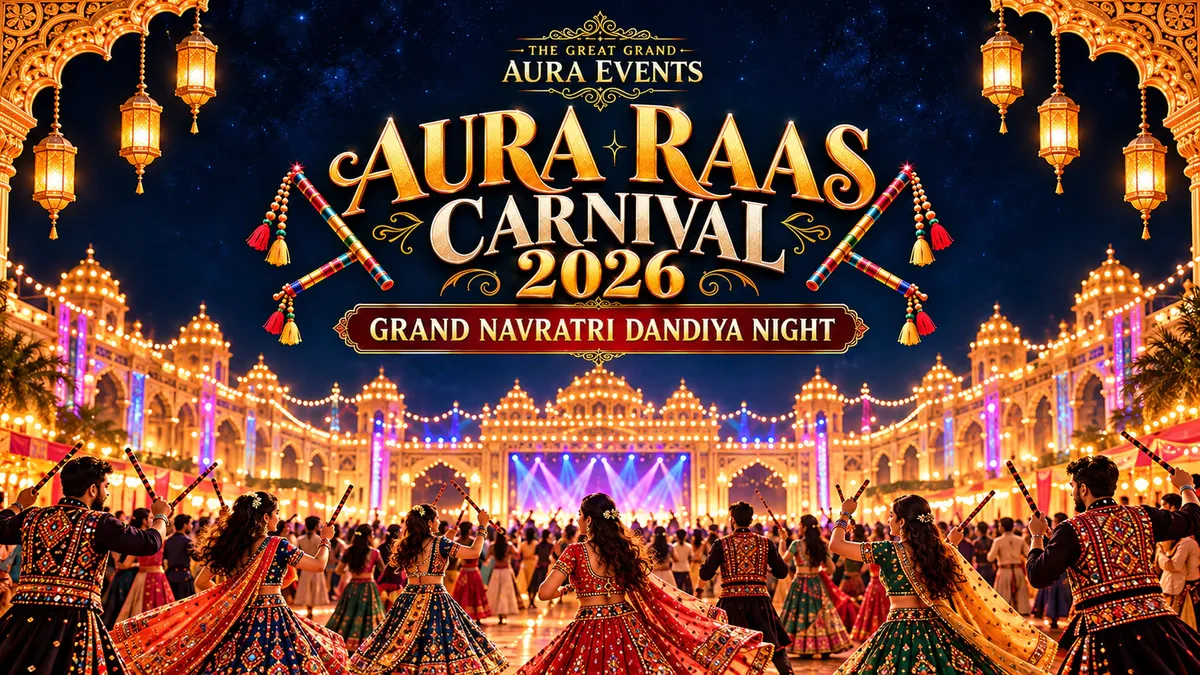 Aura Raas Carnival 2026 - Grand Navratri Dandiya Night