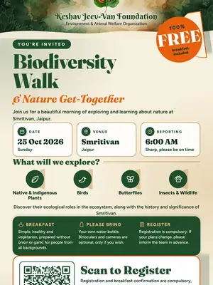 Biodiversity Walk & Nature Get-Together poster