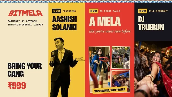 BITMELA ft. Aashish Solanki, Mela & DJ till Midnight poster