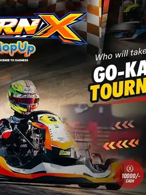 BurnX by HopUp Go-Karting Tournament poster
