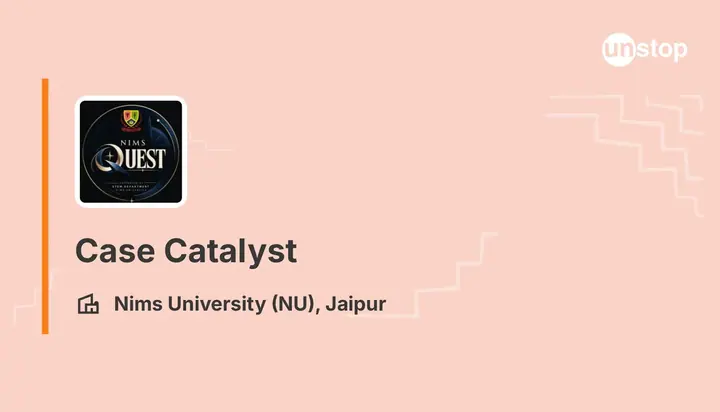 Case Catalyst poster
