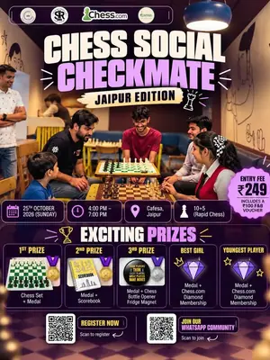 Chess Social Checkmate – Jaipur Edition poster