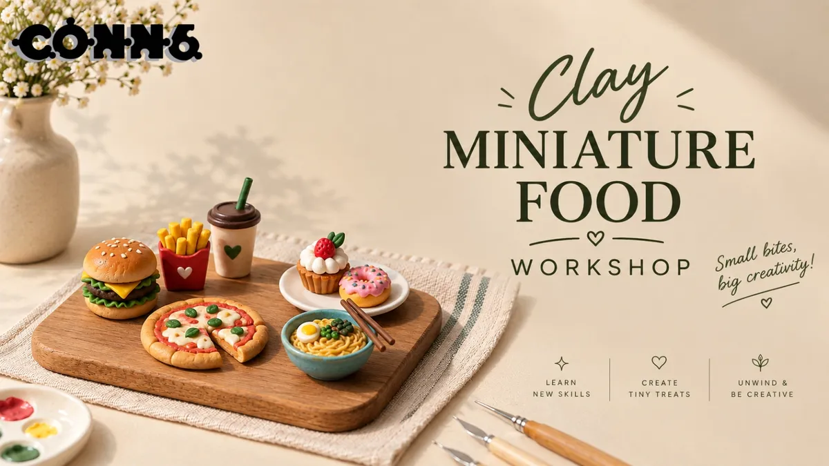 Clay Miniature Food Workshop