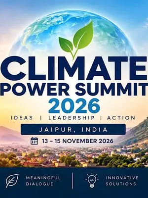 Climate Power Summit 2026 Jaipur poster