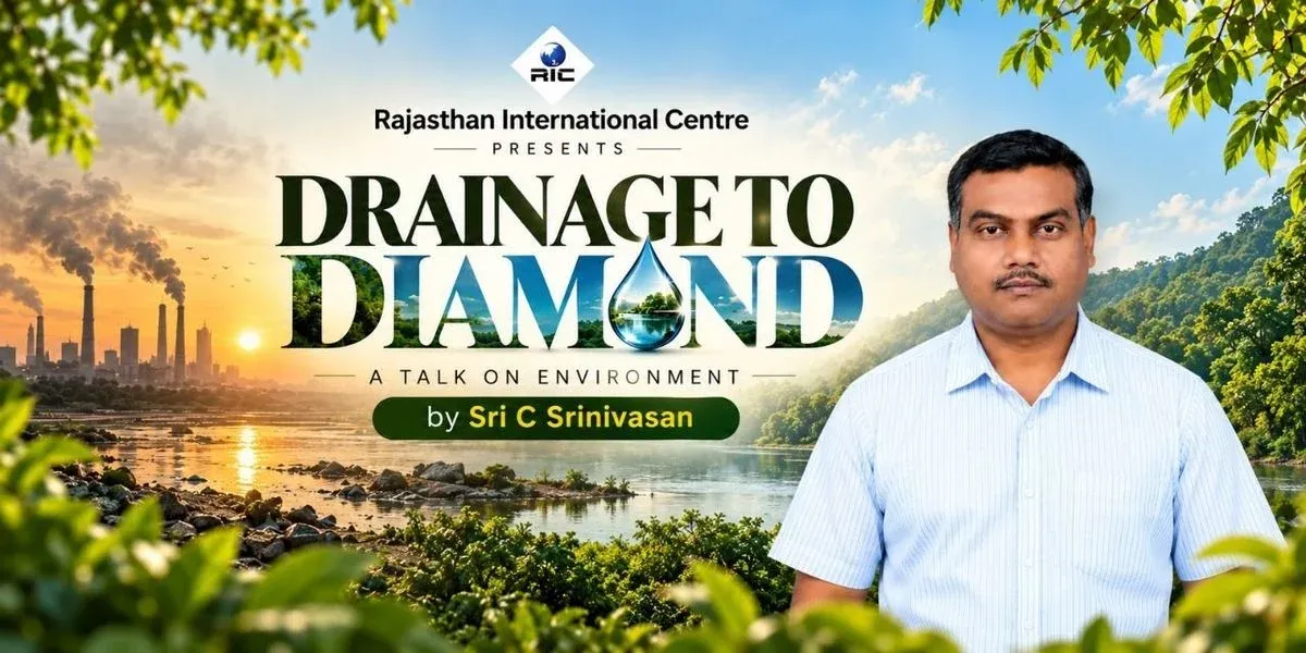 Drainage to Diamond - A Talk by Sri C Srinivasan poster