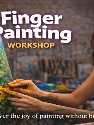 Finger Painting - Acrylic Magic poster