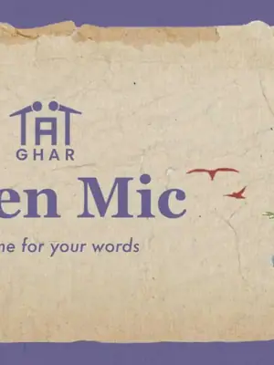 Ghar: An Open Mic for Words by Tape A Tale poster