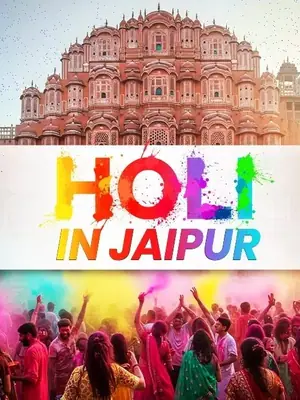 Holi in the Pink City Adventure Retreat poster