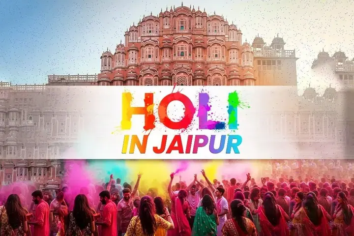 Holi in the Pink City Adventure Retreat poster