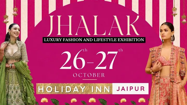 Jhalak Exhibition: Jaipur poster