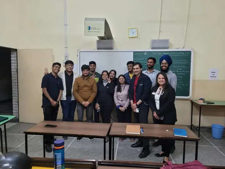 Malviya Nagar Toastmasters Club poster