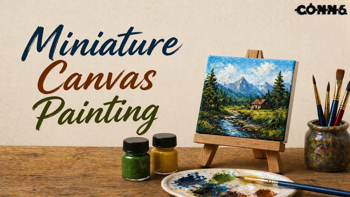 Miniature Canvas Painting