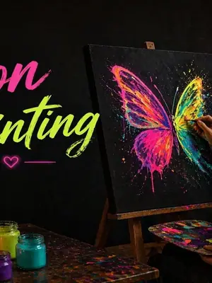 Neon Painting poster