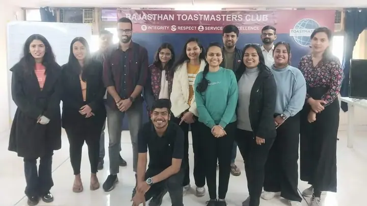 Rajasthan Toastmasters Club Meeting poster