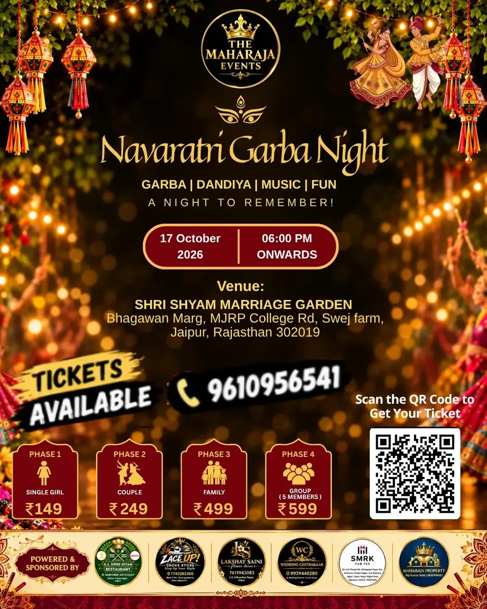 The Maharaja Events Navaratri Garba Night