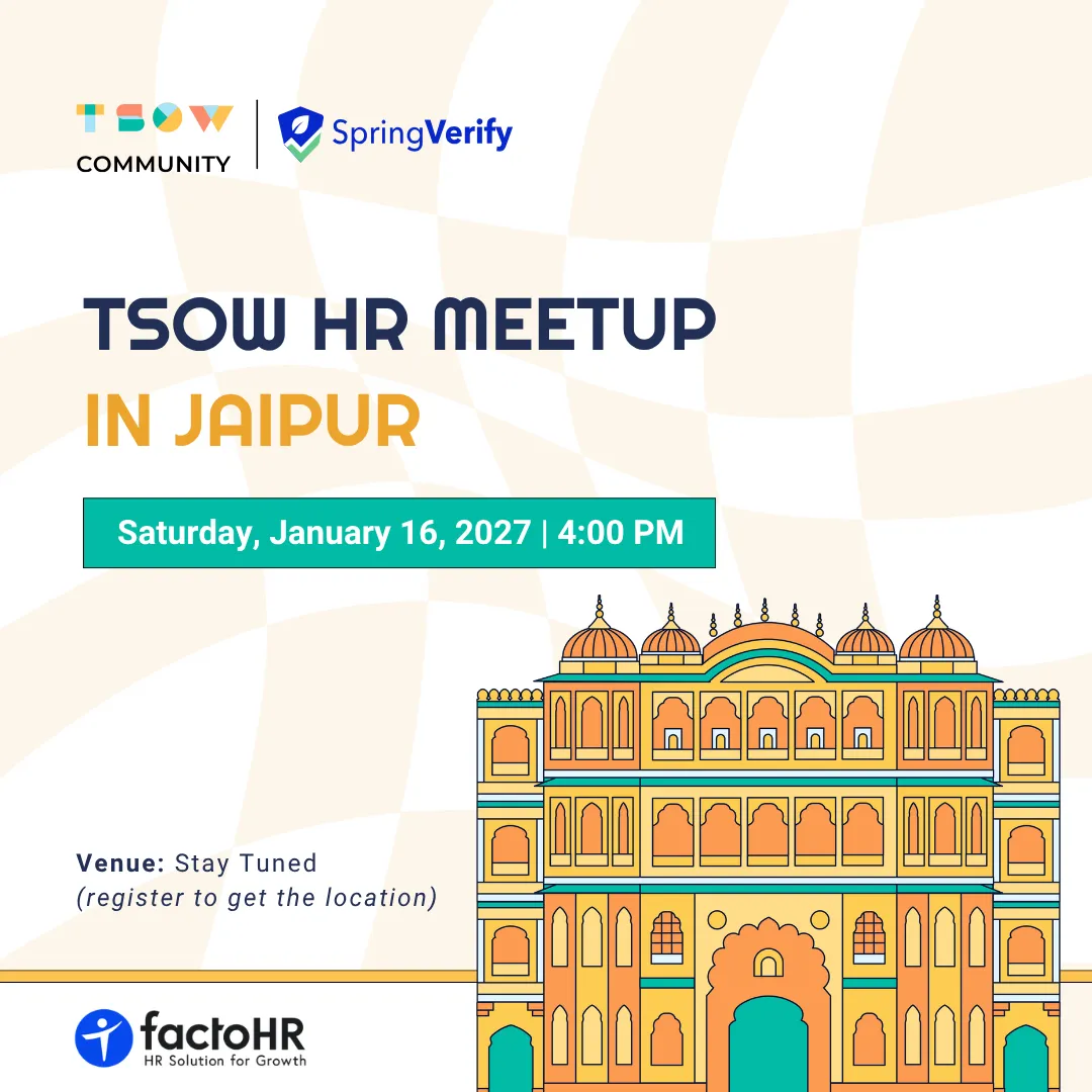 TSOW HR Meetup in Jaipur