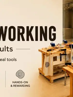 Woodworking Workshop for Adults at Taraash poster